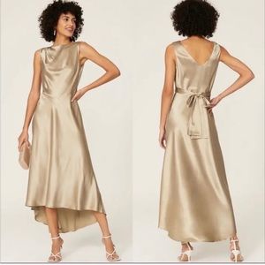Gorgeous gold Saloni dress - worn once